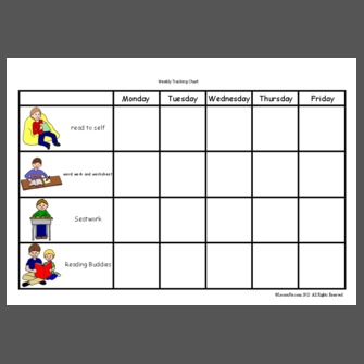 Weekly Tracking Chart