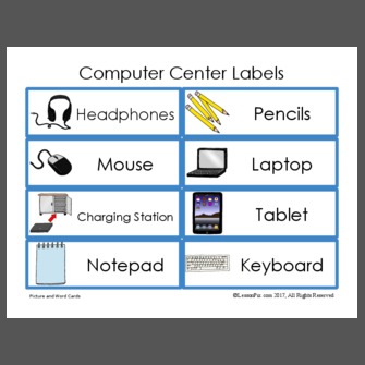 preschool centers labels