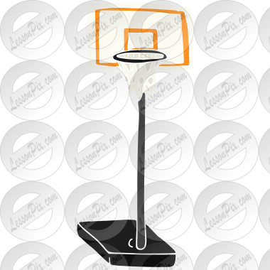 Basketball Hoop Stencil
