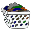 Put+dirty+clothes+in+basket. Picture