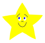 Happy Star Stencil