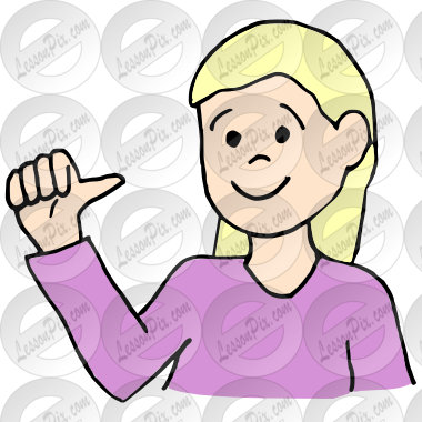 Me Picture for Classroom / Therapy Use - Great Me Clipart