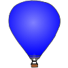 +The+blue+balloon+floated+in+the+sky. Picture