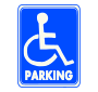 Handicapped Parking Stencil