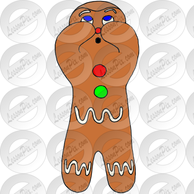 Shy Gingerbread Man Picture