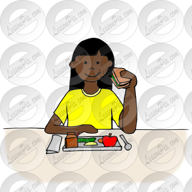 Lunch Picture for Classroom / Therapy Use - Great Lunch Clipart