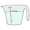 measure+3_4+Cup+water Picture