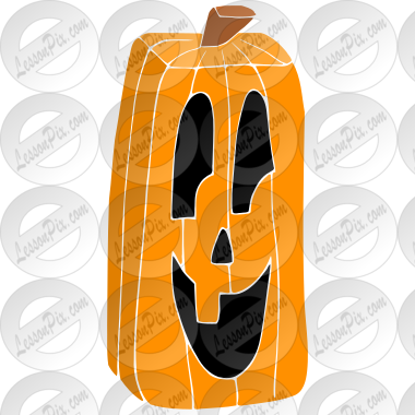 Rectangle Pumpkin Stencil