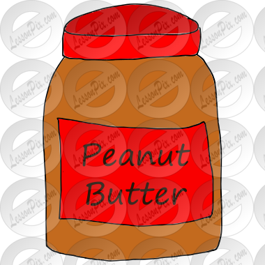 Peanut Butter Picture for Classroom / Therapy Use - Great Peanut Butter