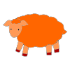 Orange+Sheep Picture