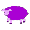 Baa+baa+purple+sheep_+have+you+any+wool_+Yes+sir_+yes+sir_+3+bags+full. Picture