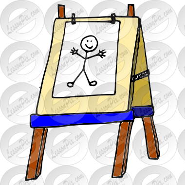 Easel Picture for Classroom / Therapy Use - Great Easel Clipart