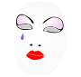 Kabuki Mask Stencil