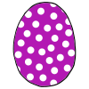 This+Egg+is+purple+with+white+dots Picture