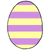This+Egg+yellow+and+purple+stripe Picture