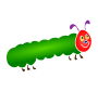 Caterpillar Stencil