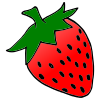 a+strawberry. Picture