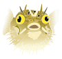 Pufferfish Stencil