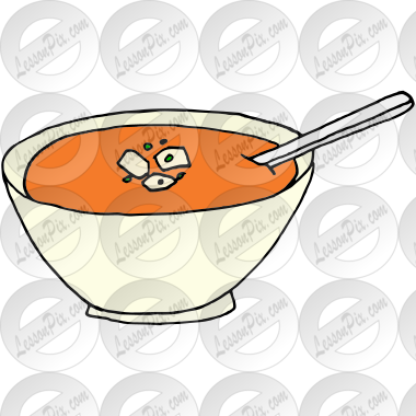 Soup Picture for Classroom / Therapy Use - Great Soup Clipart
