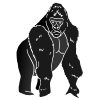 Gorilla Stencil