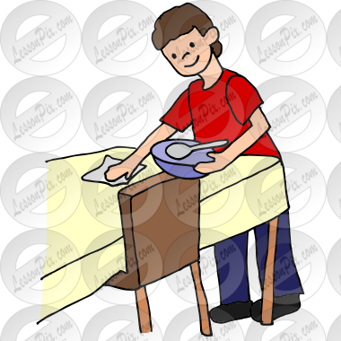 Stunning Cliparts Cleaning The Table Clipart 26