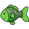 The+fish+has+is+green. Picture