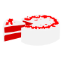 Red Velvet Cake Stencil