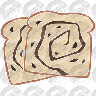 Cinnamon Raisin Bread Stencil
