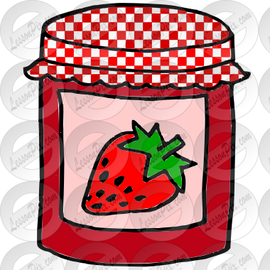 Jelly Picture for Classroom / Therapy Use - Great Jelly Clipart