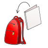 Put+folder+in+backpack Picture