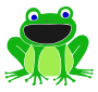 Loud Frog Stencil