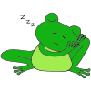 Sleepy Frog Picture