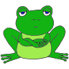 Stubbon Frog Picture