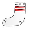 Sock+that+has+stripes Picture