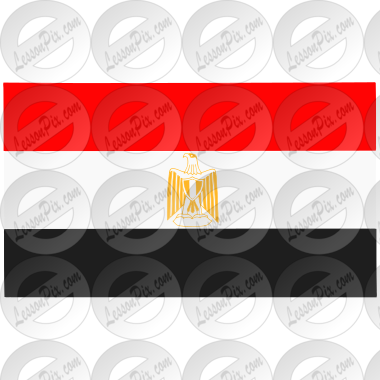 Egypt Flag Stencil