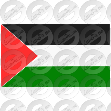 Palestine Flag Stencil