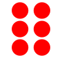 Six Dots Stencil