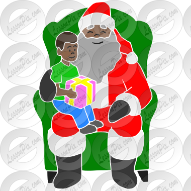Santa Claus Stencil