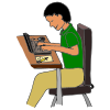 Typing+on+computer Picture