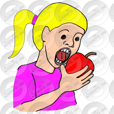 Bite Picture for Classroom / Therapy Use - Great Bite Clipart