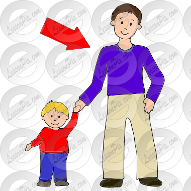 Father Picture for Classroom / Therapy Use - Great Father Clipart