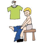 Clipart get dressed