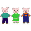 Three+Little+Pigs-Character Picture