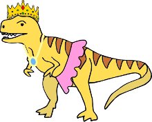 Dinosaur In Tutu