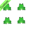4+green+and+speckled+frogs Picture