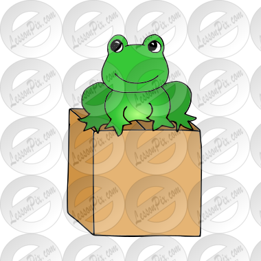 Frog on Box Picture