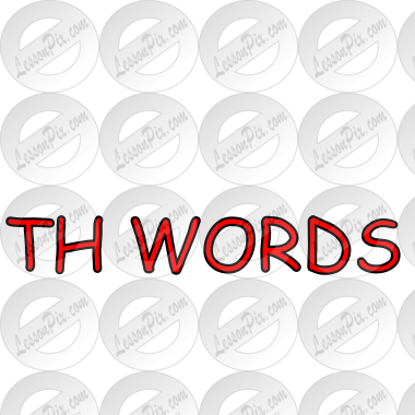 TH WORDS Picture