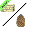 hay_pinecone Picture