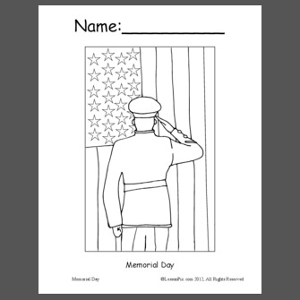 memorial day coloring book