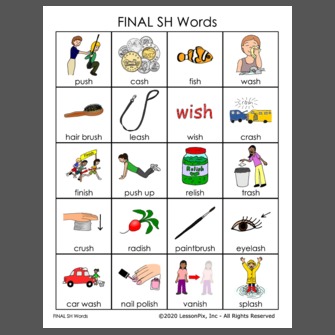 FINAL SH Words